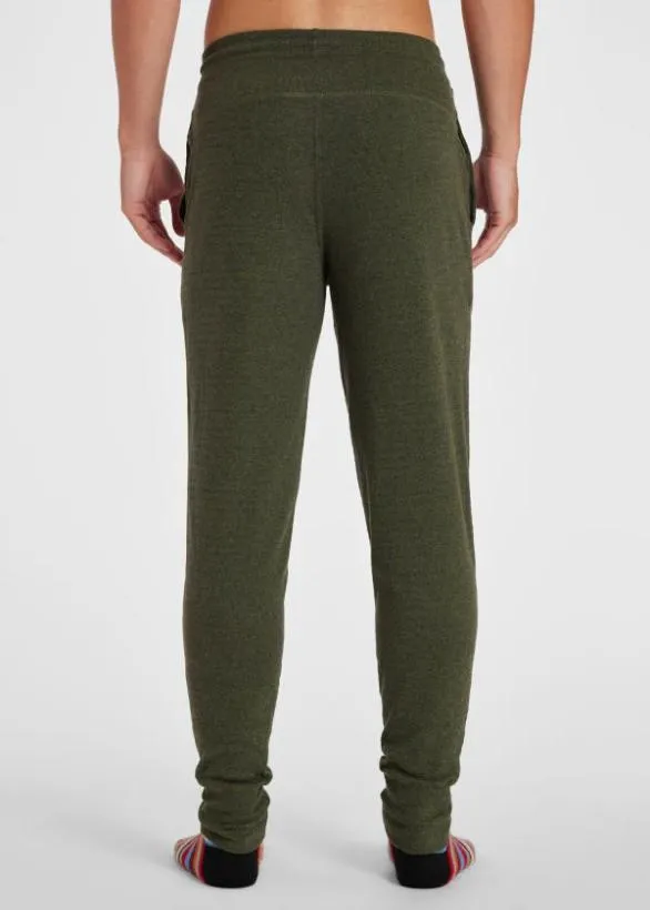Paul Smith Loungewear Twisted Fleck Cotton Lounge Pants Khaki 8211 Mens