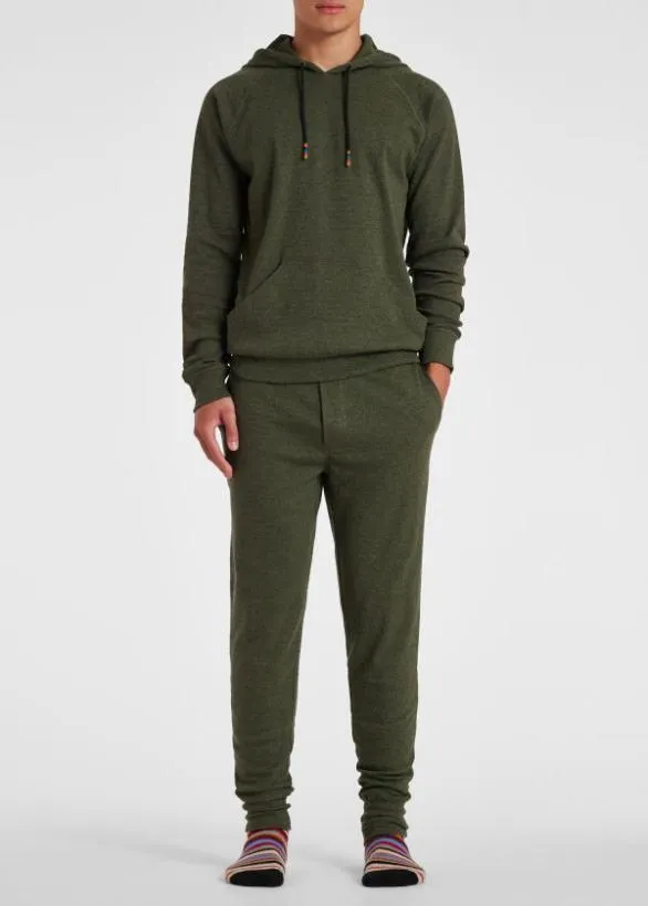 Paul Smith Loungewear Twisted Fleck Cotton Lounge Pants Khaki 8211 Mens