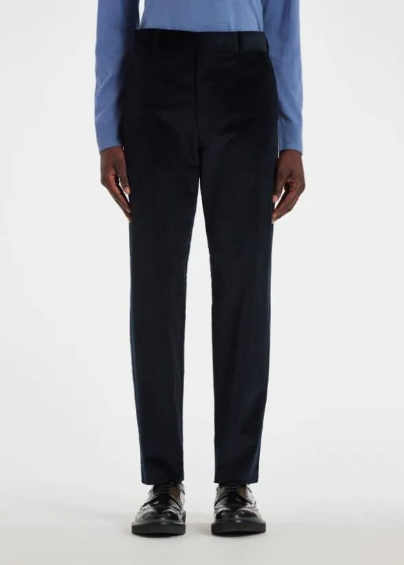 Paul Smith Pants Corduroy Pants Navy 8211 Mens