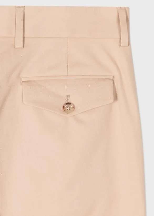 Paul Smith Pants Light Tan Fine CottonTwill Chinos Tan 8211 Mens