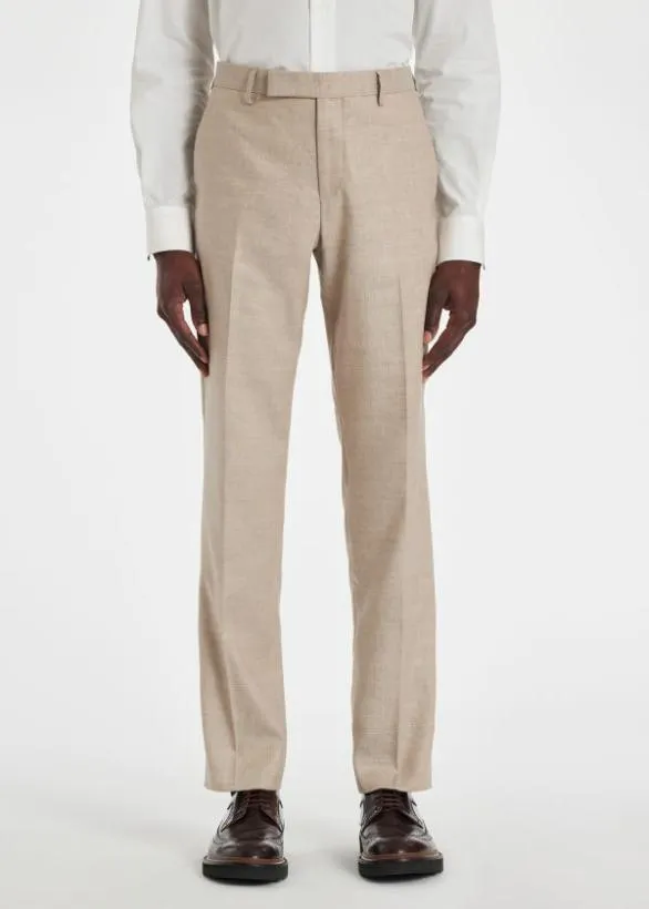 Paul Smith Pants LinenWool Pants Beige 8211 Mens