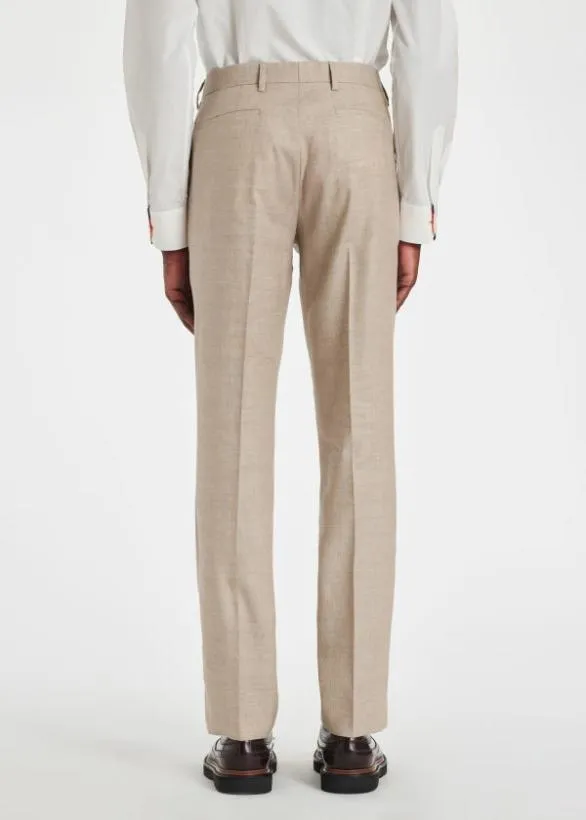 Paul Smith Pants LinenWool Pants Beige 8211 Mens
