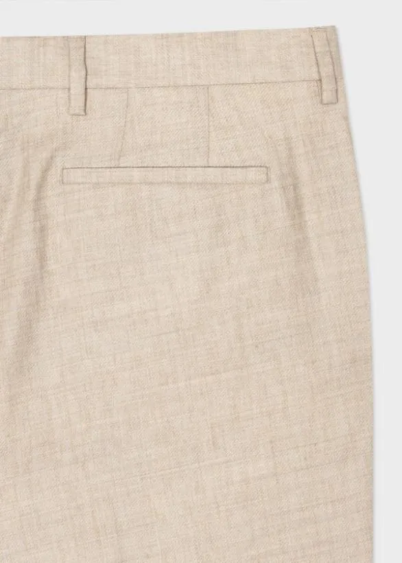Paul Smith Pants LinenWool Pants Beige 8211 Mens