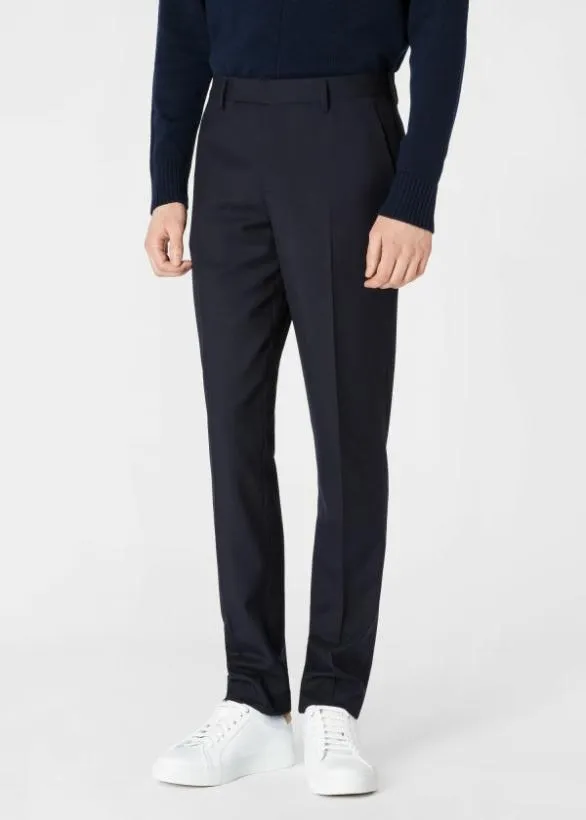 Paul Smith Pants SlimFit Wool 039A Suit To Travel In039 Pants Navy 8211 Mens
