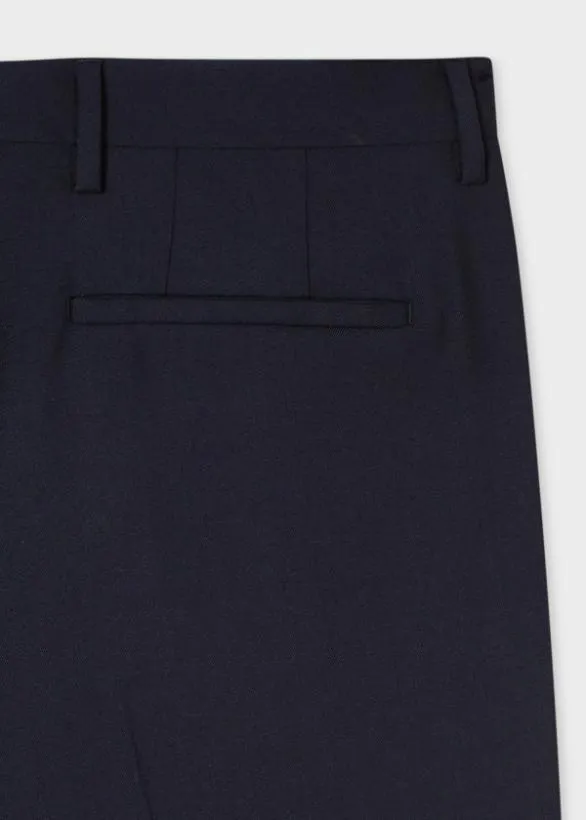 Paul Smith Pants SlimFit Wool 039A Suit To Travel In039 Pants Navy 8211 Mens