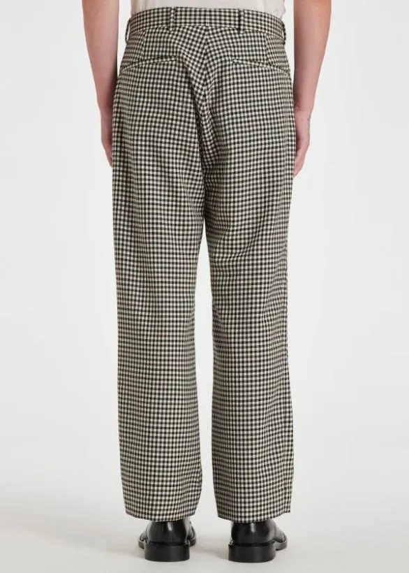 Paul Smith Pants Wool Carpenter Pants Brown 8211 Mens