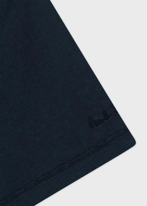 Paul Smith Polo Shirts Organic Cotton Jersey Polo Shirt Navy 8211 Mens