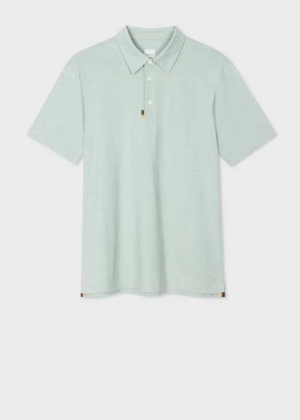 Paul Smith Polo Shirts Polo Shirt With 039Artist Stripe039 Tab Green 8211 Mens Paul Smith Polo Shirts Polo Shirt With 039Artist Stripe039 Tab Green 8211 Mens