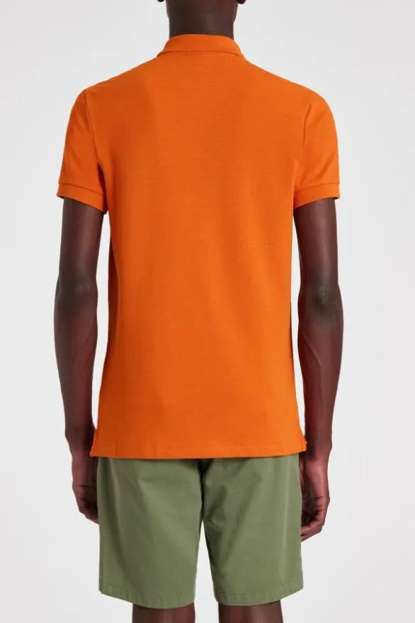 Paul Smith Polo Shirts Zebra Polo Shirt Orange 8211 Mens