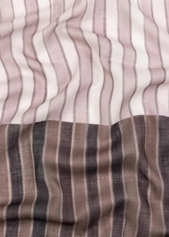 Paul Smith Scarves 039Painted Stripe039 Scarf Pink 8211 Mens