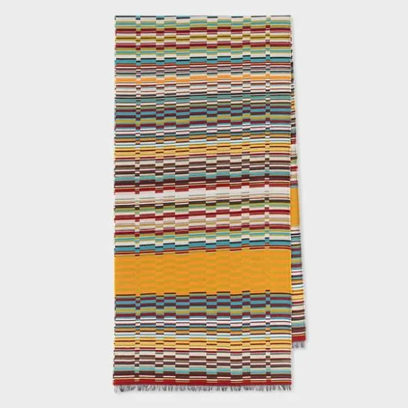 Paul Smith Scarves 039Signature Stripe039 Scarf Red 8211 Mens