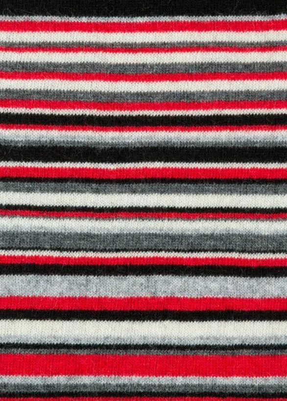 Paul Smith Scarves Paul Smith and Manchester United U2013 Striped WoolCashmere Scarf Red 8211 MensWomens