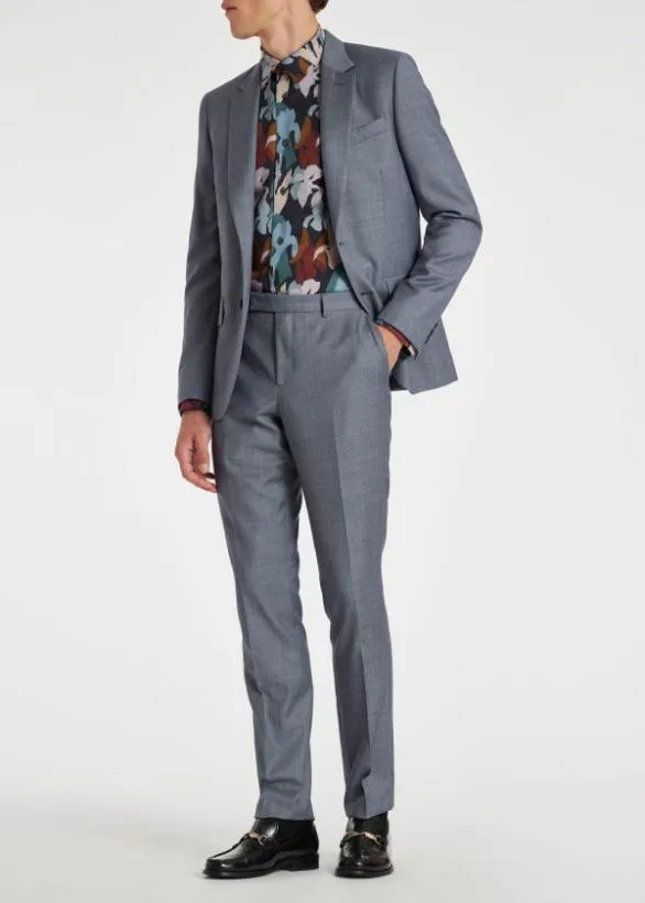 Paul Smith Shirts 039Iris039 Lyocell Shirt Navy 8211 Mens