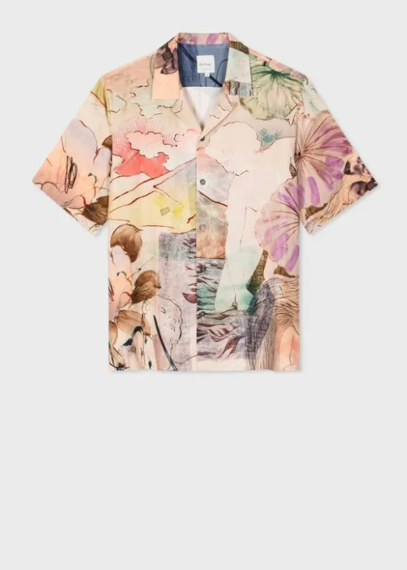 Paul Smith Shirts 039Narcissus039 ShortSleeve Viscose Shirt Multicolour 8211 Mens Paul Smith Shirts 039Narcissus039 ShortSleeve Viscose Shirt Multicolour 8211 Mens
