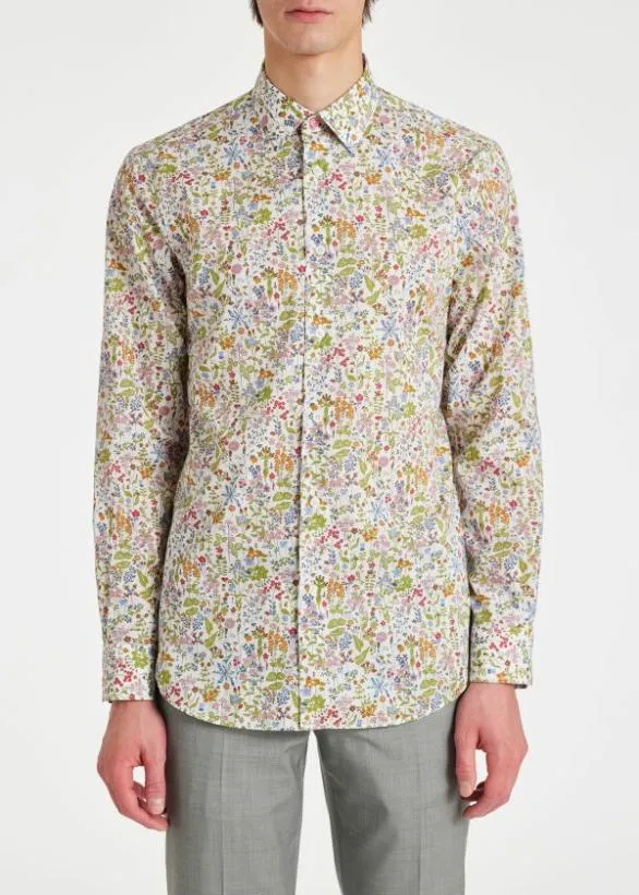 Paul Smith Shirts MultiColour 039Liberty Floral039 Shirt Multicolour 8211 Mens
