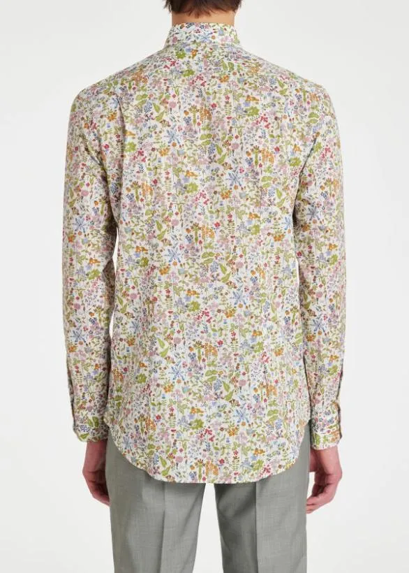 Paul Smith Shirts MultiColour 039Liberty Floral039 Shirt Multicolour 8211 Mens