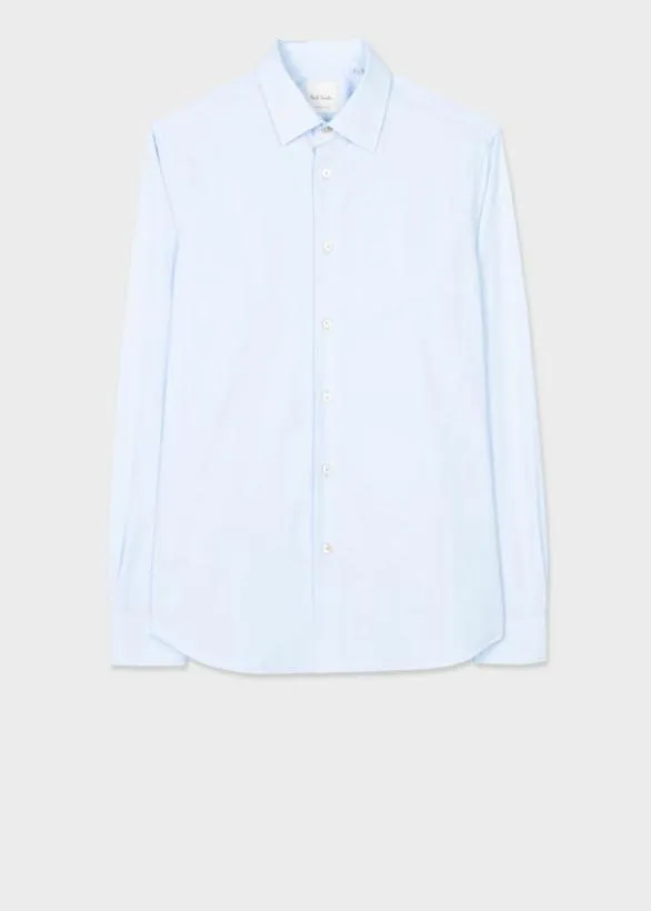 Paul Smith Shirts TailoredFit 039Artist Stripe039 Cuff Shirt Sky Blue 8211 Mens Paul Smith Shirts TailoredFit 039Artist Stripe039 Cuff Shirt Sky Blue 8211 Mens