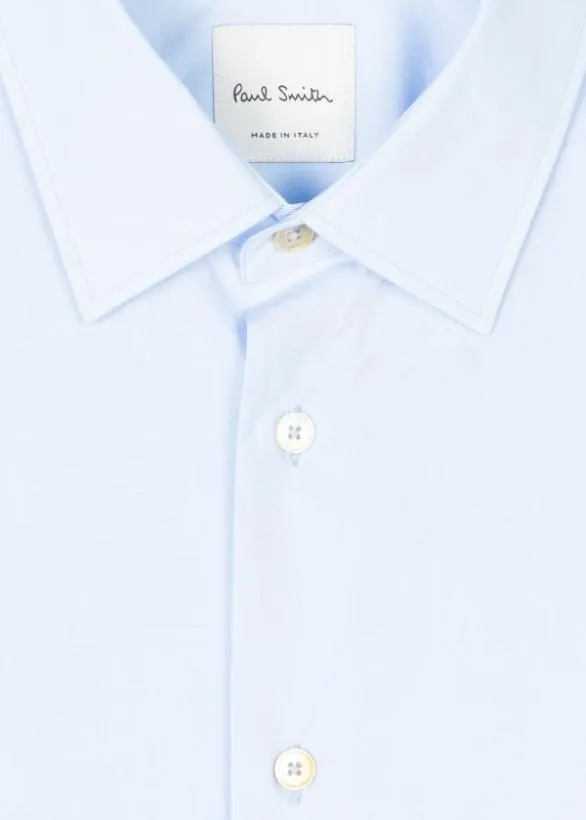 Paul Smith Shirts TailoredFit 039Artist Stripe039 Cuff Shirt Sky Blue 8211 Mens