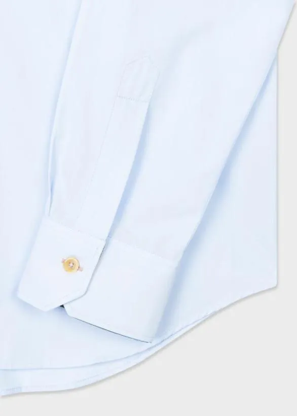 Paul Smith Shirts TailoredFit 039Artist Stripe039 Cuff Shirt Sky Blue 8211 Mens