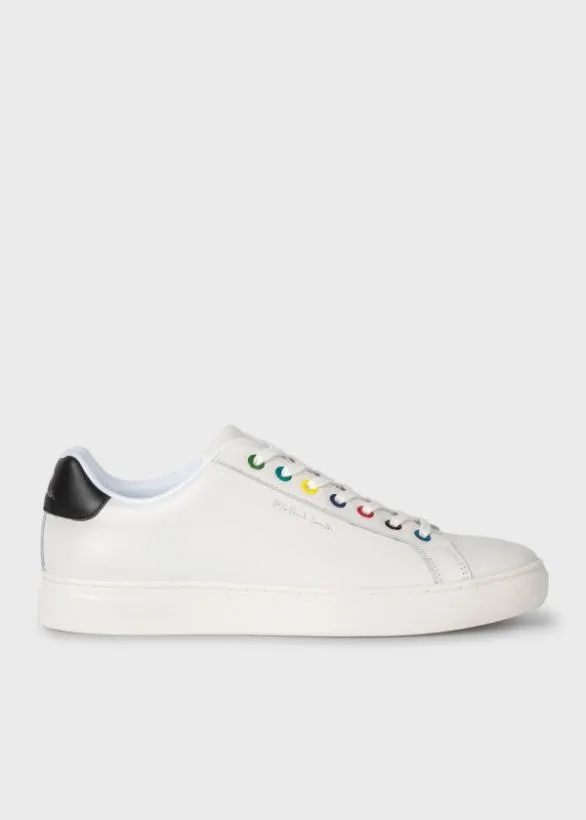 Paul Smith Sneakers 039Rex039 Sneakers With MultiColour Eyelets White 8211 Mens