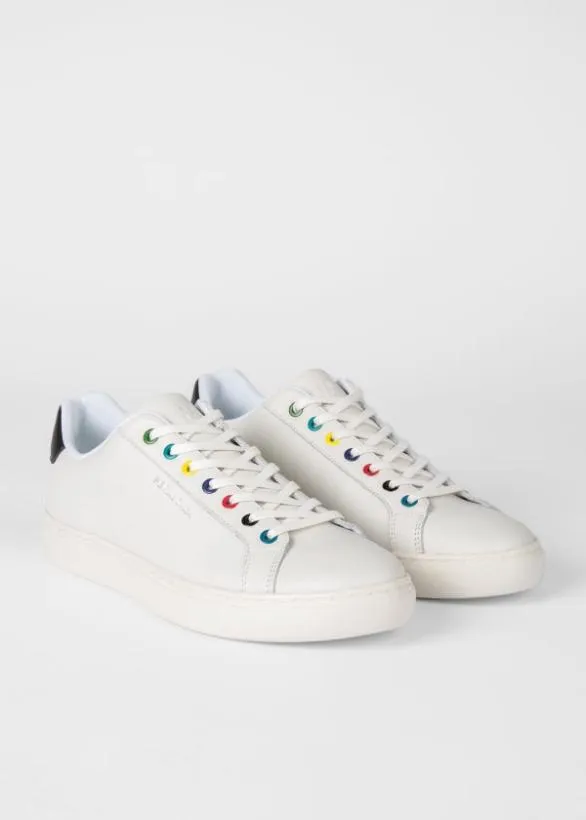 Paul Smith Sneakers 039Rex039 Sneakers With MultiColour Eyelets White 8211 Mens