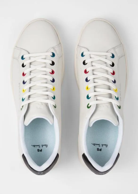 Paul Smith Sneakers 039Rex039 Sneakers With MultiColour Eyelets White 8211 Mens