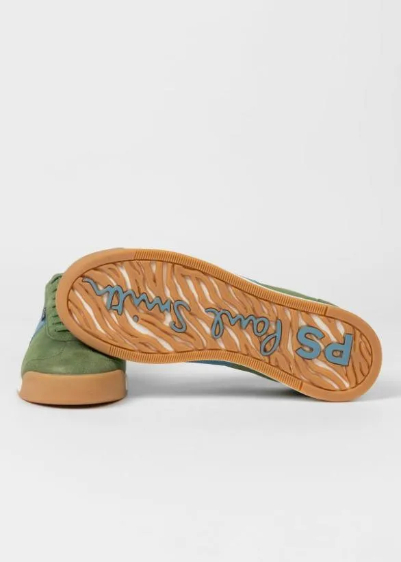 Paul Smith Sneakers Suede 039Tallis039 Trainers Green 8211 Mens