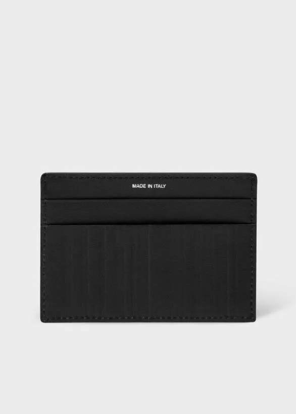 Paul Smith Socks 039Shadow Stripe039 Socks and Card Holder Gift Set Black 8211 Mens