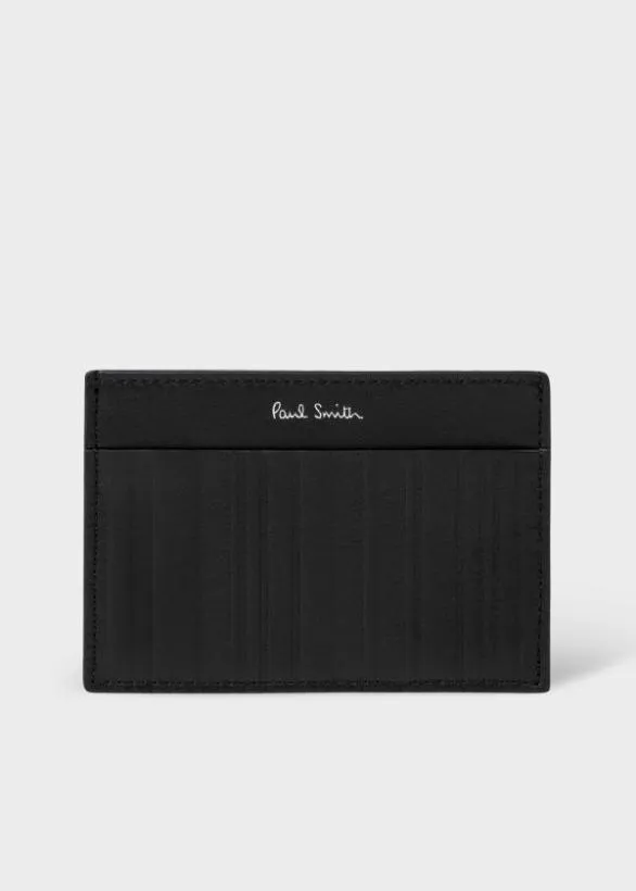 Paul Smith Socks 039Shadow Stripe039 Socks and Card Holder Gift Set Black 8211 Mens