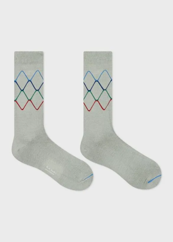 Paul Smith Socks Argyle Socks Green 8211 Mens