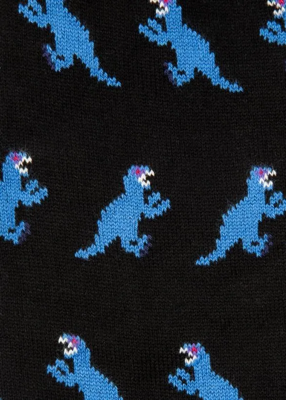 Paul Smith Socks MultiColored 039Dino039 Socks Three Pack Multicolour 8211 Mens