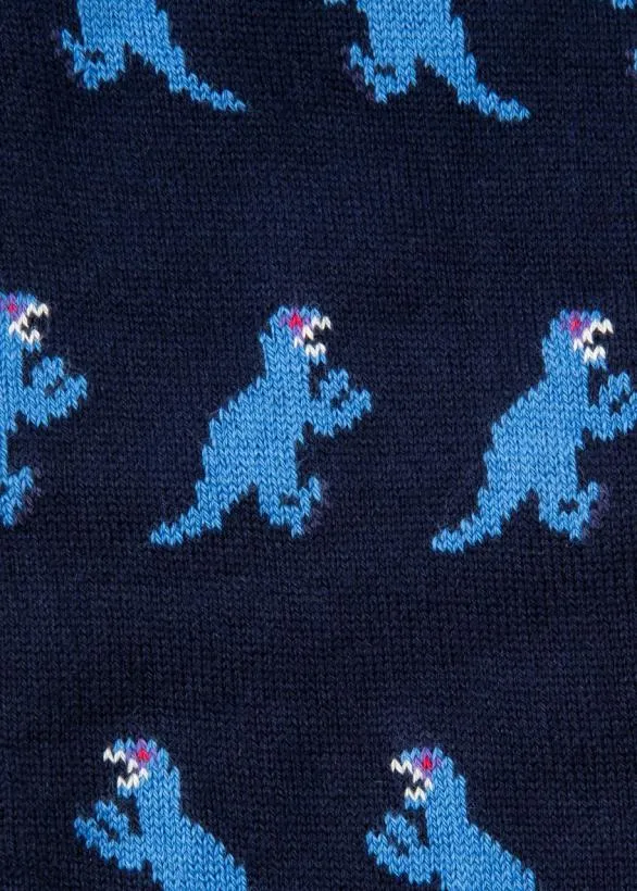 Paul Smith Socks MultiColored 039Dino039 Socks Three Pack Multicolour 8211 Mens