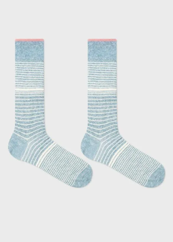 Paul Smith Socks Seasonal Stripe Three Pack Socks Black 8211 Mens