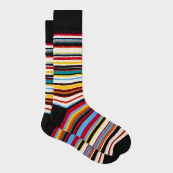 Paul Smith Socks WoolCashmere Blend Signature Stripe Socks Signature Stripe 8211 Mens Paul Smith Socks WoolCashmere Blend Signature Stripe Socks Signature Stripe 8211 Mens