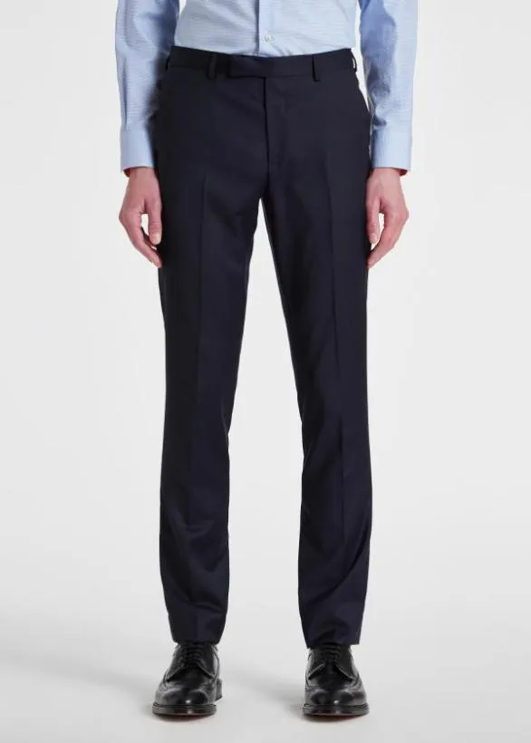 Paul Smith Suits Wool Twill TwoButton Suit Navy 8211 Mens