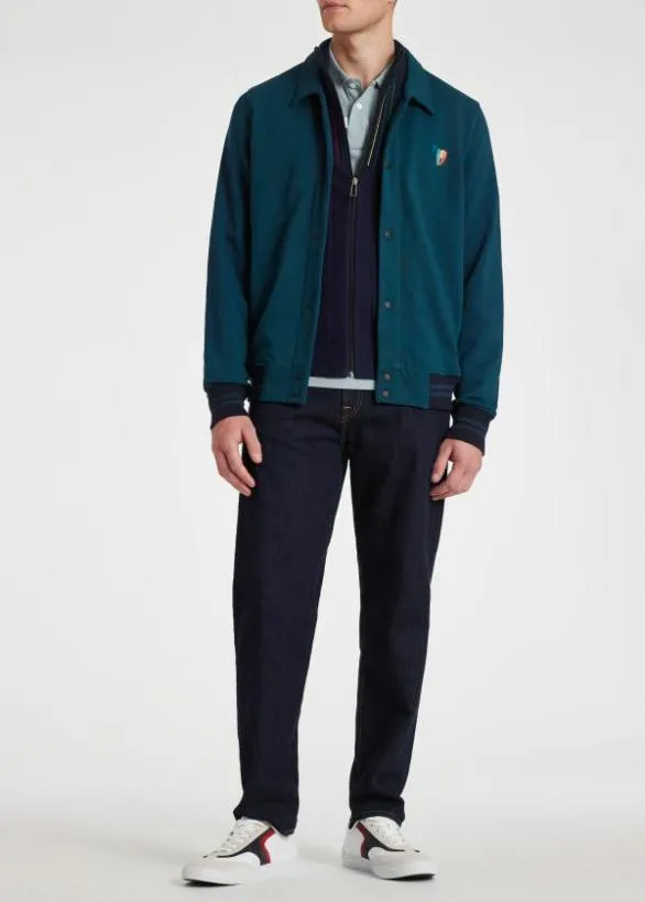 Paul Smith Sweaters 039Sports Stripe039 Cardigan Navy 8211 Mens
