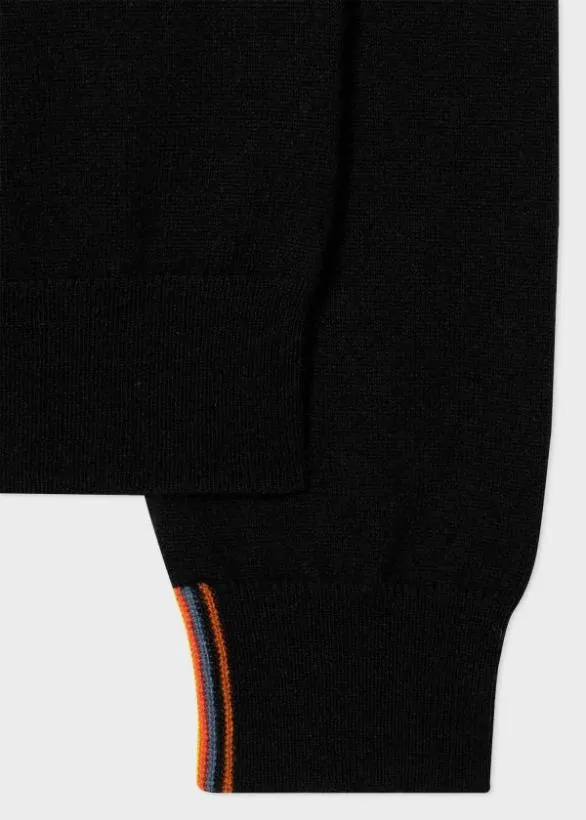 Paul Smith Sweaters Cashmere Crew Neck Sweater Black 8211 Mens