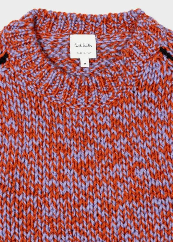 Paul Smith Sweaters WoolBlend Knitted Vest Red 8211 Mens