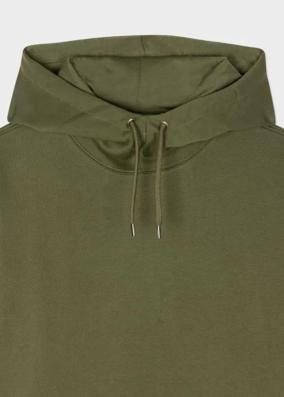 Paul Smith Sweatshirts and Hoodies Contrast Panel Hoodie Green 8211 Mens