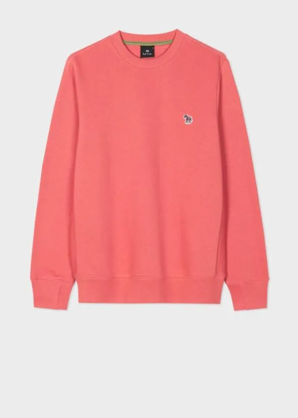 Paul Smith Sweatshirts and Hoodies Zebra Logo Organic Cotton Sweatshirt Pink 8211 Mens Paul Smith Sweatshirts and Hoodies Zebra Logo Organic Cotton Sweatshirt Pink 8211 Mens