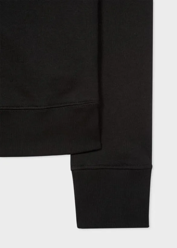 Paul Smith Sweatshirts and Hoodies Zebra Logo Zip Sweatshirt Black 8211 Mens