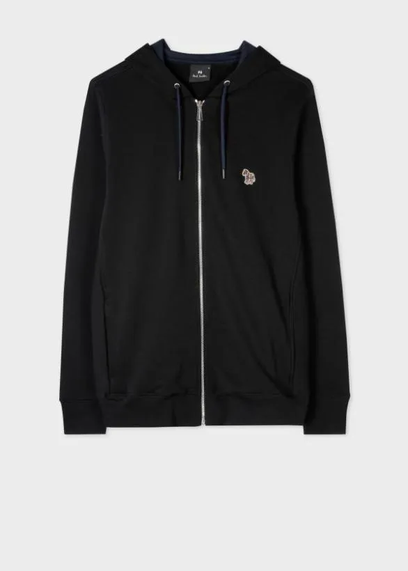 Paul Smith Sweatshirts and Hoodies ZipFront Zebra Logo Hoodie Black 8211 Mens Paul Smith Sweatshirts and Hoodies ZipFront Zebra Logo Hoodie Black 8211 Mens