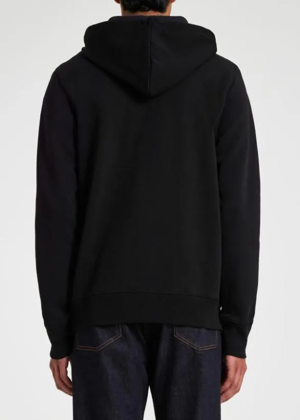 Paul Smith Sweatshirts and Hoodies ZipFront Zebra Logo Hoodie Black 8211 Mens