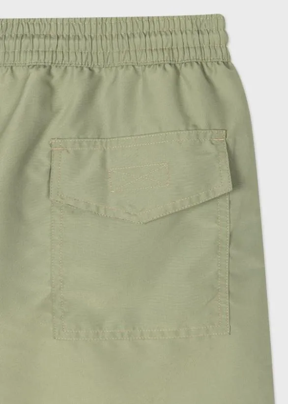Paul Smith Swimwear 039Happy039 Swim Shorts Khaki 8211 Mens