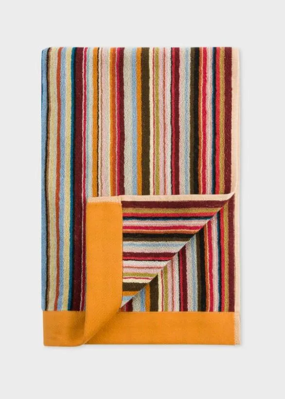 Paul Smith Swimwear Large Beach Towel Signature Stripe 8211 MensHome