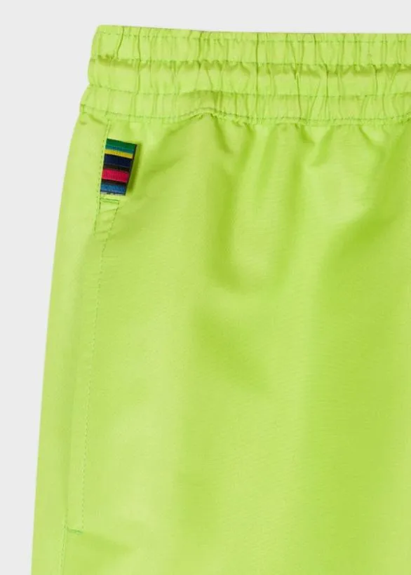 Paul Smith Swimwear Zebra Logo Swim Shorts Green 8211 Mens