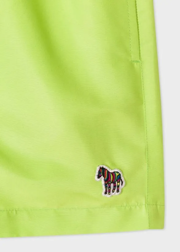 Paul Smith Swimwear Zebra Logo Swim Shorts Green 8211 Mens