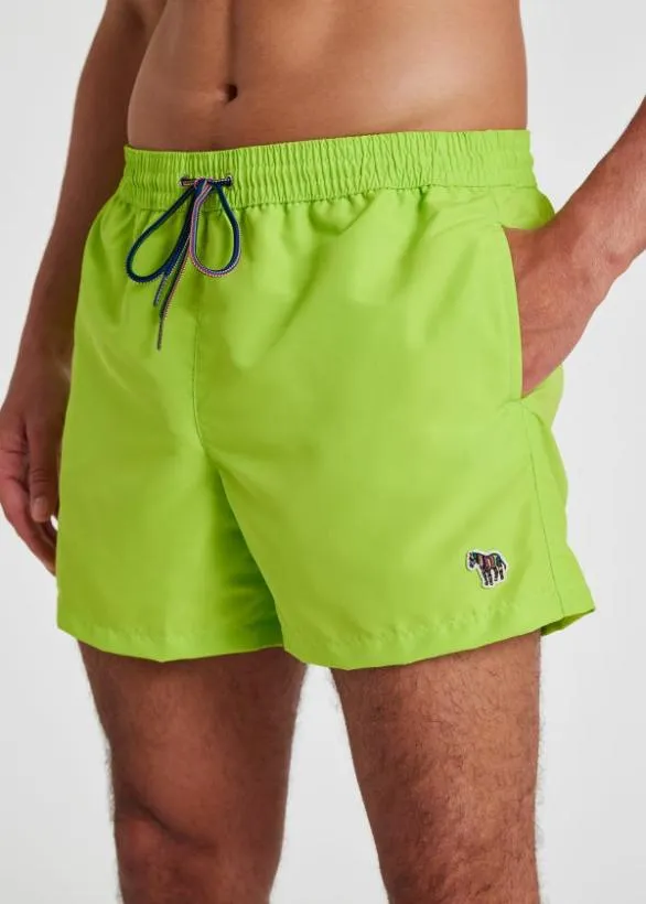 Paul Smith Swimwear Zebra Logo Swim Shorts Green 8211 Mens