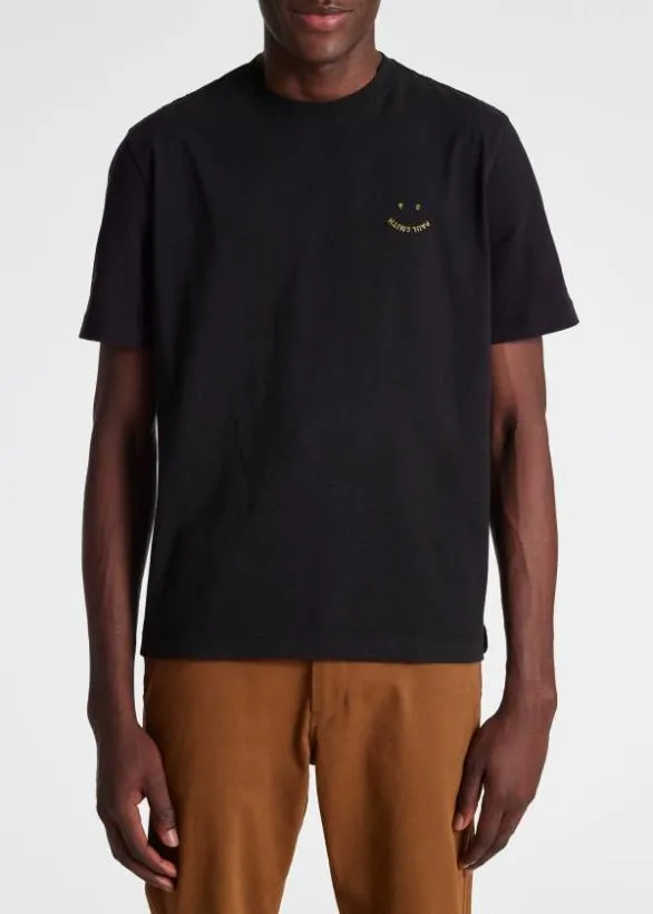 Paul Smith TShirts 039Happy039 TShirt Black 8211 Mens