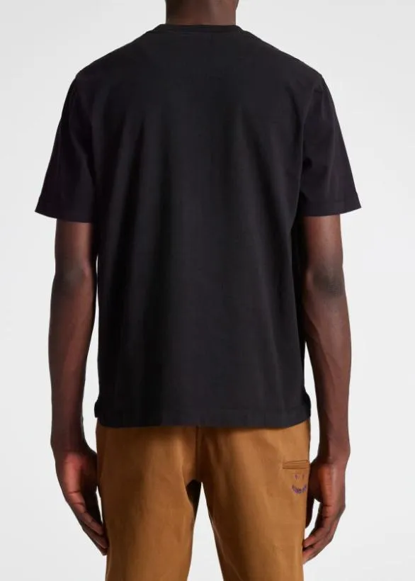 Paul Smith TShirts 039Happy039 TShirt Black 8211 Mens